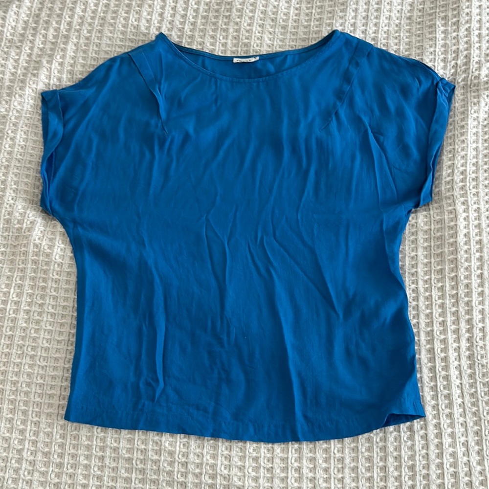 Filippa K - Minimal blue summer top